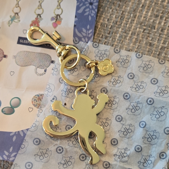 Roller Rabbit X Target Pink Monkey Keychain **RARE** - Picture 3 of 3